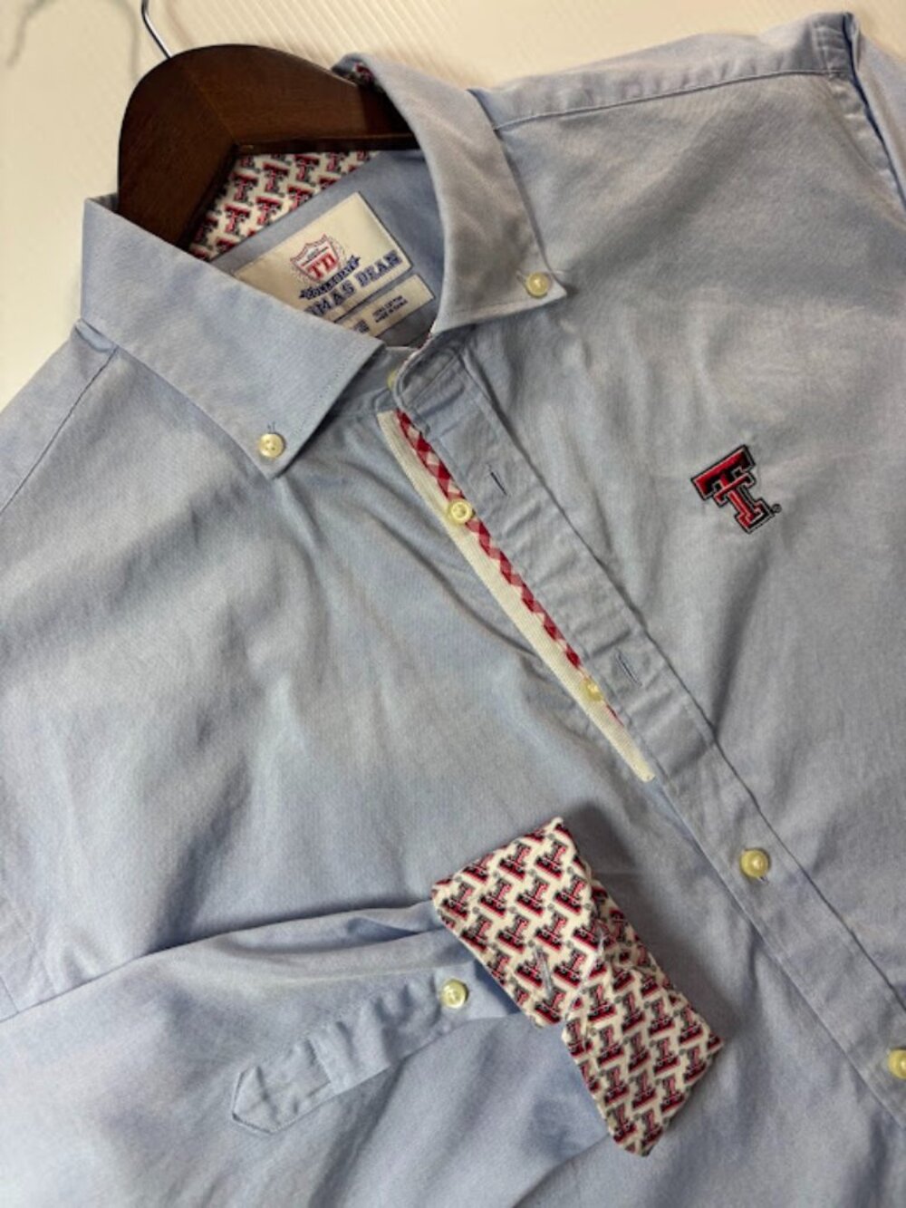 Share Thomas Dean Button Down Shirt Men's X Large Texas Tech Raid Raiders NCAA